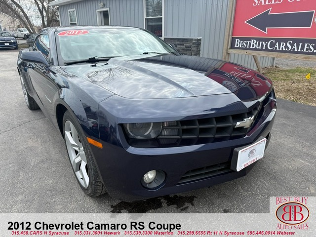 Blue 2012 Chevrolet Camaro 1LT Coupe RWD Coupe Rear-Wheel Drive Automatic