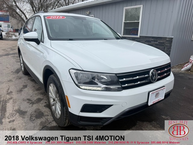 2018 Volkswagen Tiguan S TSI 4Motion