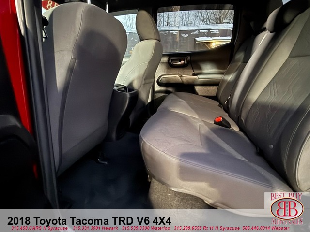 2018 Toyota Tacoma TRD V6 4X4 Double Cab