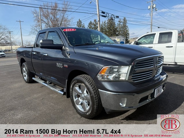 2014 RAM 1500 Big Horn Hemi 5.7L 4x4 Quad Cab 