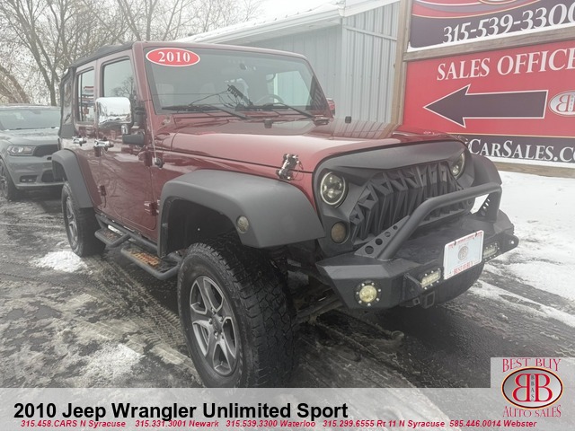 2010 Jeep Wrangler Unlimited Sport 4x4 INCOMING
