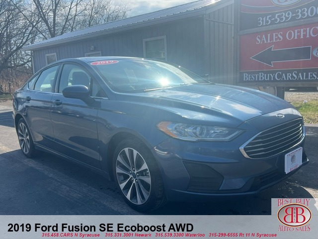 2019 Ford Fusion SE Ecoboost AWD