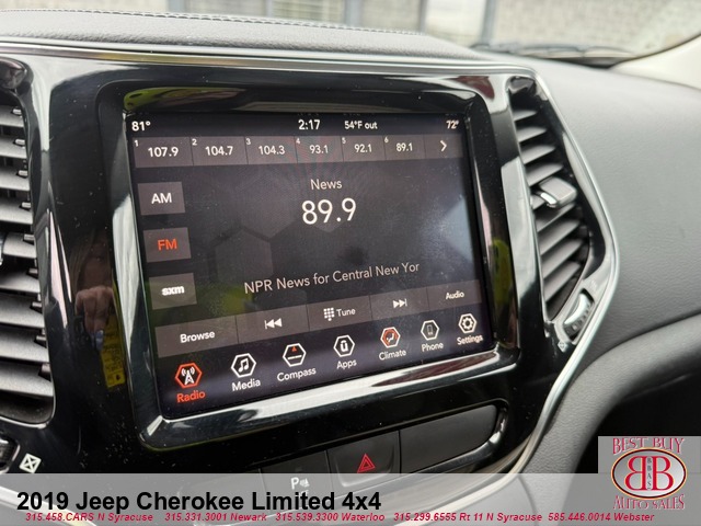 2019 Jeep Cherokee Limited 4X4