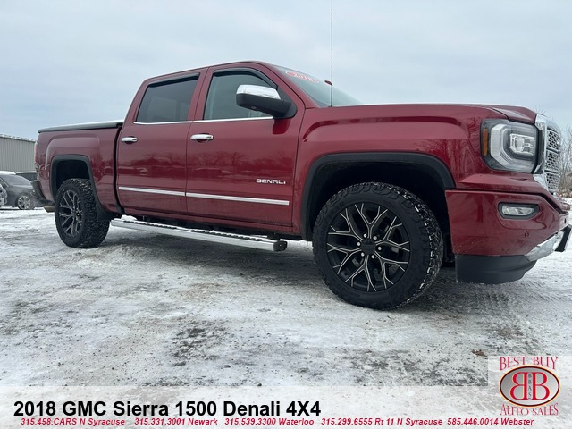 2018 GMC Sierra 1500 Denali 4X4 Crew Cab Long Box 