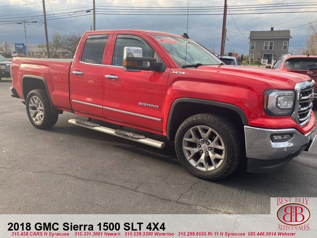 2018 GMC Sierra 1500 SLT 4X4 Double Cab 