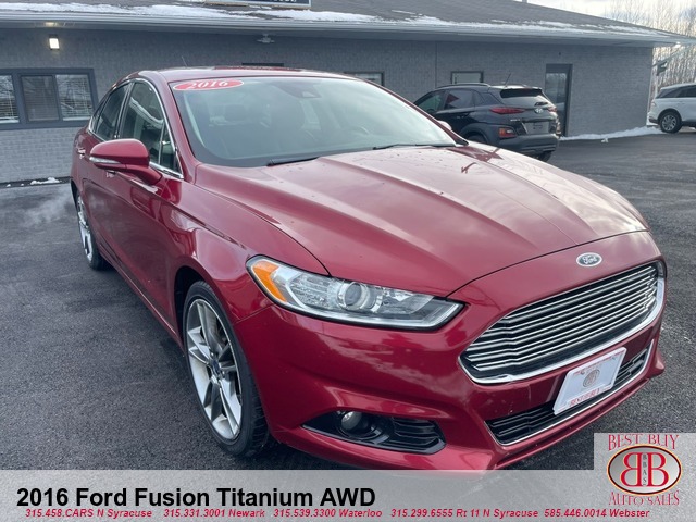 2016 Ford Fusion Titanium Ecoboost AWD