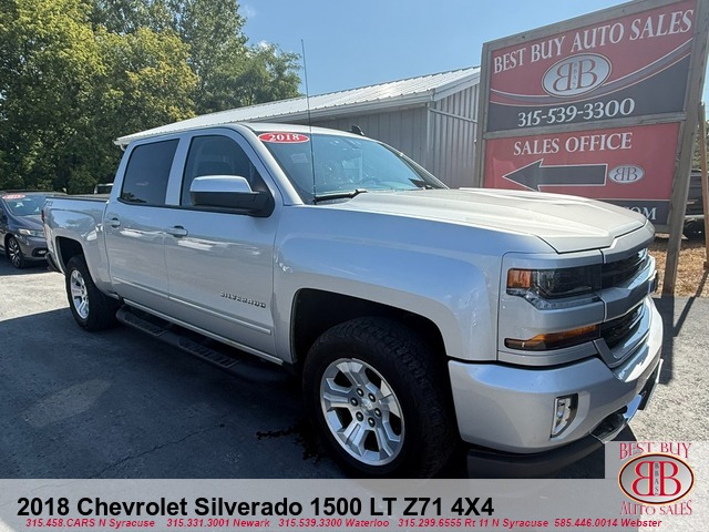 2018 Chevrolet Silverado 1500 LT Z71 4X4 Crew Cab 
