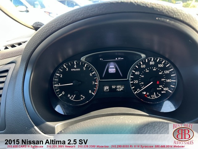 2015 Nissan Altima 2.5 SV