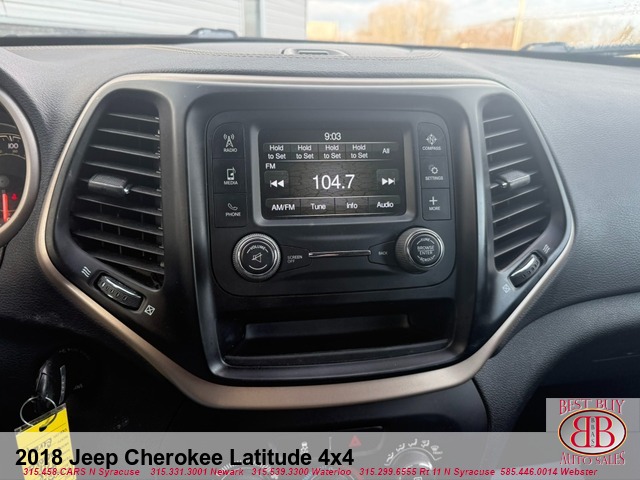 2018 Jeep Cherokee Latitude 4X4