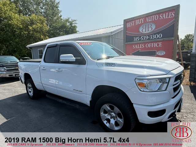 2019 RAM 1500 Big Horn Hemi 5.7L 4X4 Quad Cab