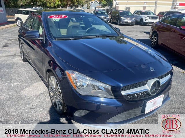 2018 Mercedes-Benz CLA-Class CLA250 4MATIC