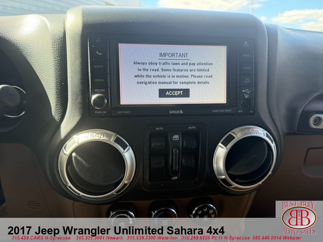 2017 Jeep Wrangler Unlimited Sahara 4X4