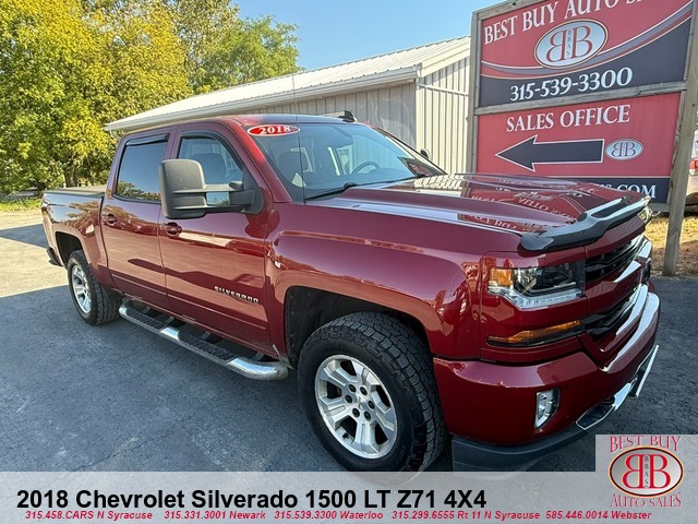 2018 Chevrolet Silverado 1500 LT Z71 4X4 Crew Cab