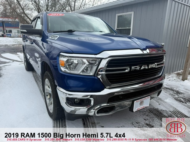 2019 RAM 1500 Big Horn Hemi 5.7L Crew Cab 4X4