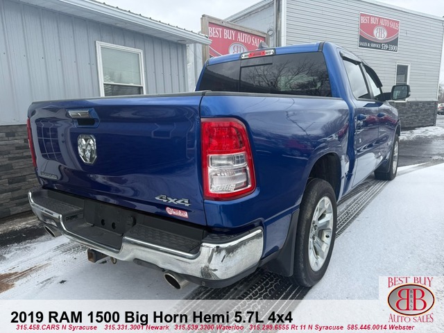 2019 RAM 1500 Big Horn Hemi 5.7L Crew Cab 4X4