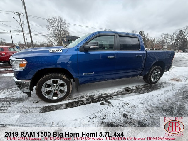 2019 RAM 1500 Big Horn Hemi 5.7L Crew Cab 4X4