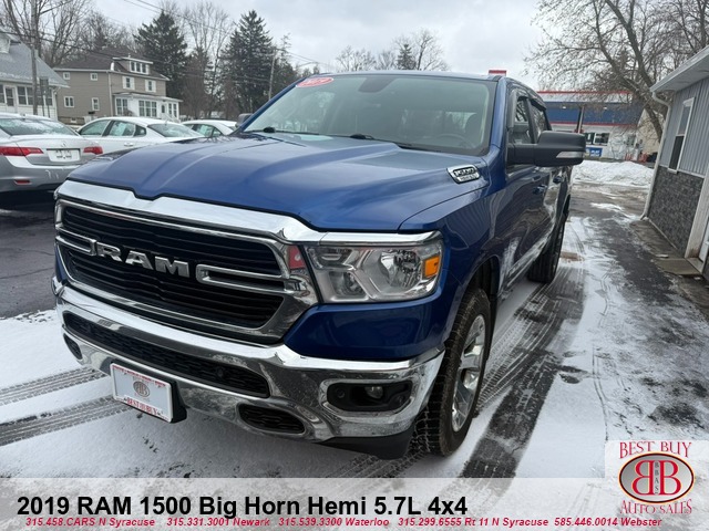 2019 RAM 1500 Big Horn Hemi 5.7L Crew Cab 4X4