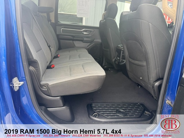 2019 RAM 1500 Big Horn Hemi 5.7L Crew Cab 4X4