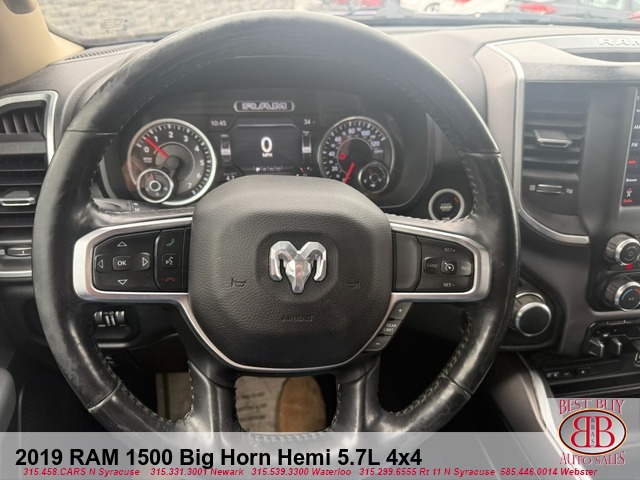2019 RAM 1500 Big Horn Hemi 5.7L Crew Cab 4X4