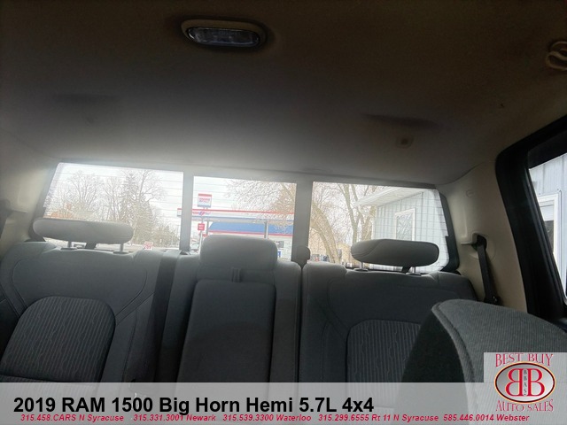 2019 RAM 1500 Big Horn Hemi 5.7L Crew Cab 4X4