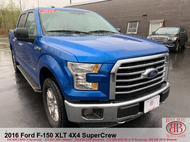 2016 Ford F-150 XLT 4X4 SuperCrew 6.5-ft. Bed