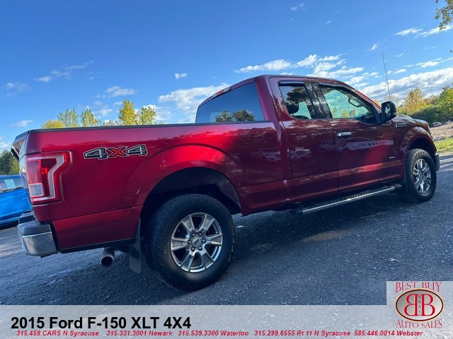 2015 Ford F-150 XLT 4X4 SuperCab