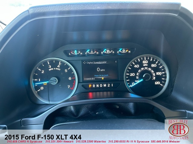 2015 Ford F-150 XLT 4X4 SuperCab