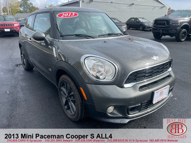 2013 Mini Paceman Cooper S ALL4 Coupe